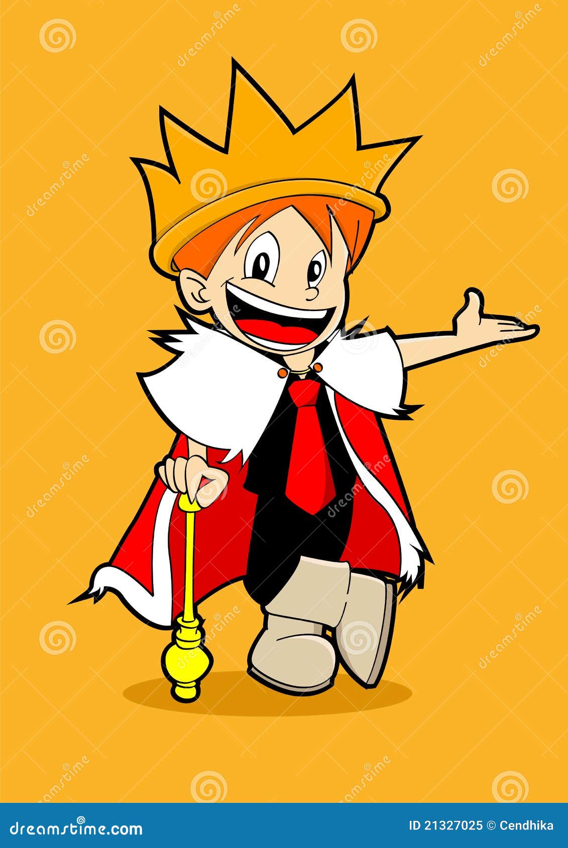 Child King stock vector. Illustration of handsome, yellow 21327025