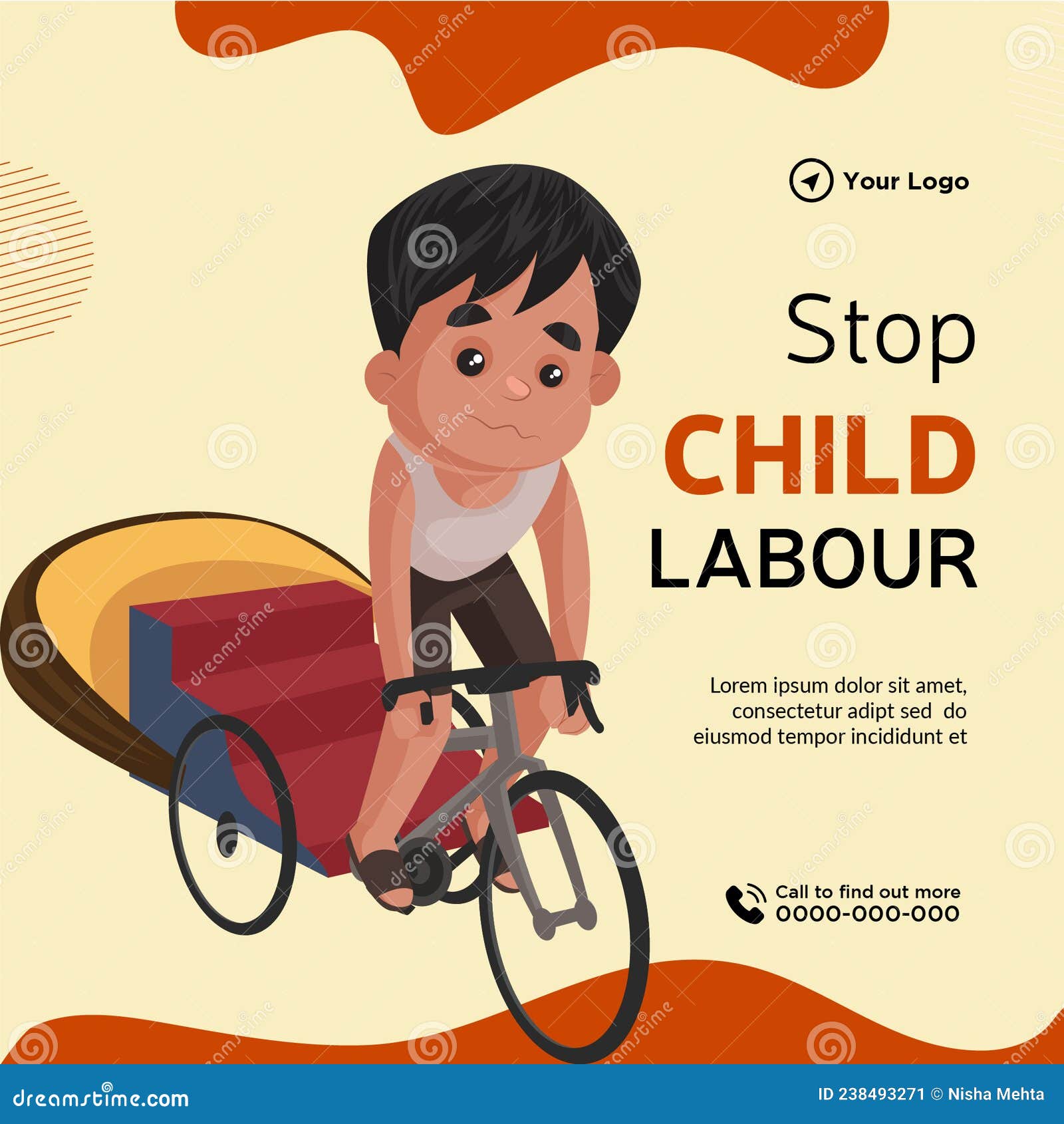 Banner Design of Stop Child Labour Stock Vector - Illustration of short, cheerful: 238493271 Banner Design of Stop Child Labour Stock Vector - Illustration of short, cheerful: 238493271