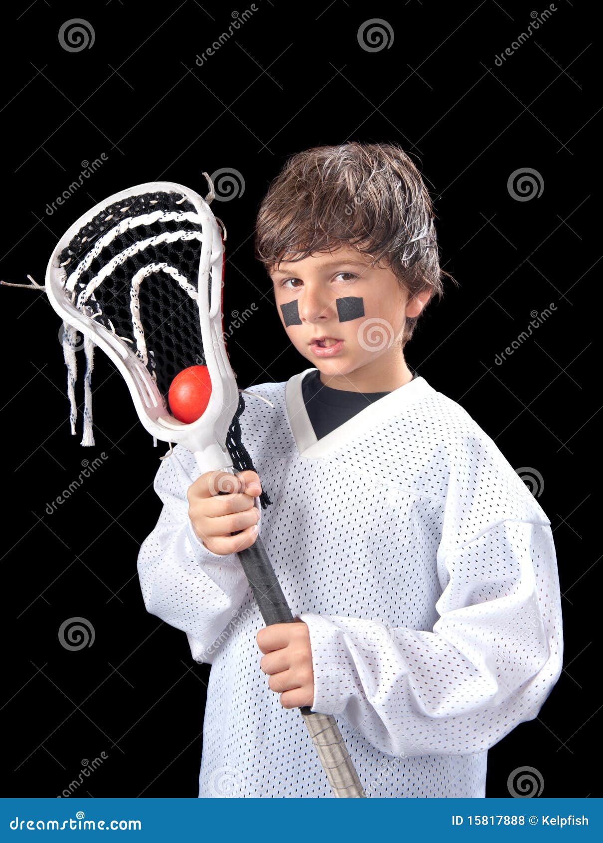 Child Lacrosse Player stock photo. Image of looking, human 15817888