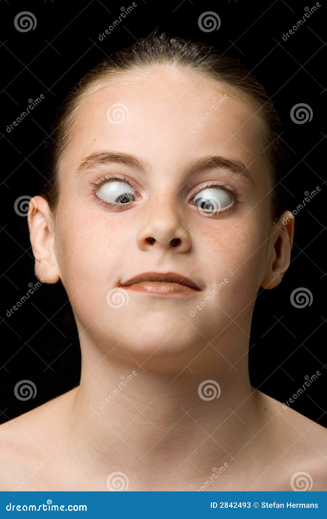Child Looking At Nose Stock Photos Image 2842493