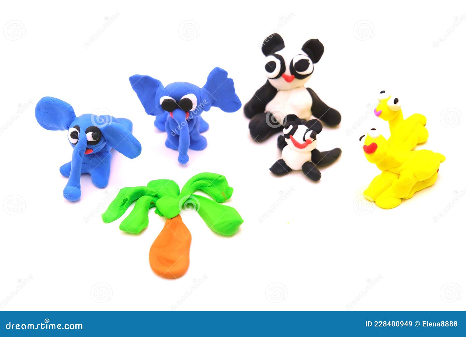 Baby Made Panda, Baby Panda and Sun from Plasticine, Colorful Modeling Clay  and Sculpting Funny Animals . Home Education Game Stock Image - Image of  love, child: 228023993