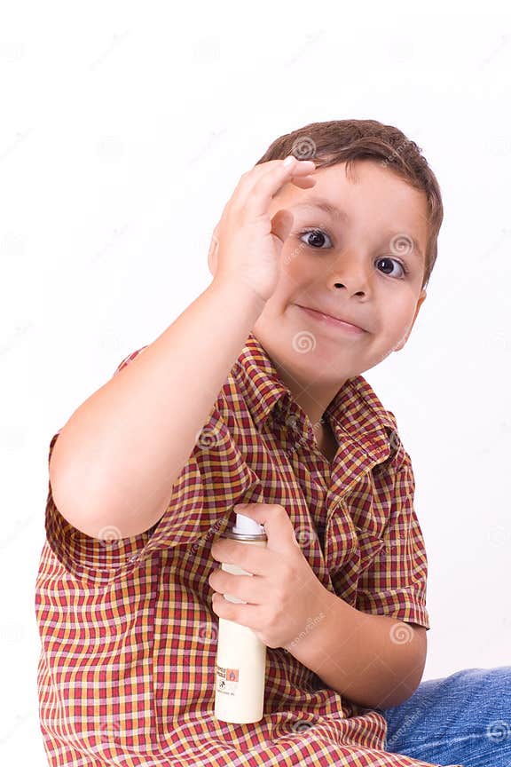 Child with perfume stock photo. Image of perfume, young 6273388