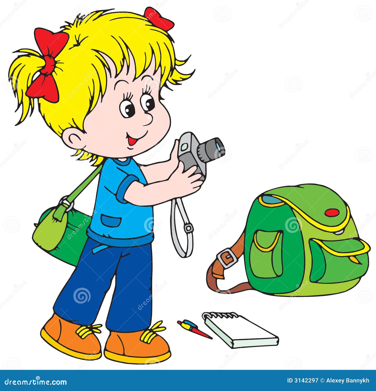Child Photographer Stock Vector Illustration Of Childish
