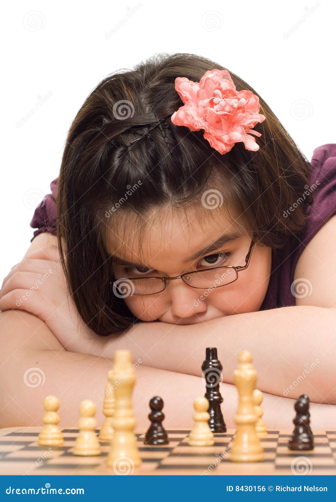 Thinking Next Chess Move Stock Photo - Download Image Now - 8-9