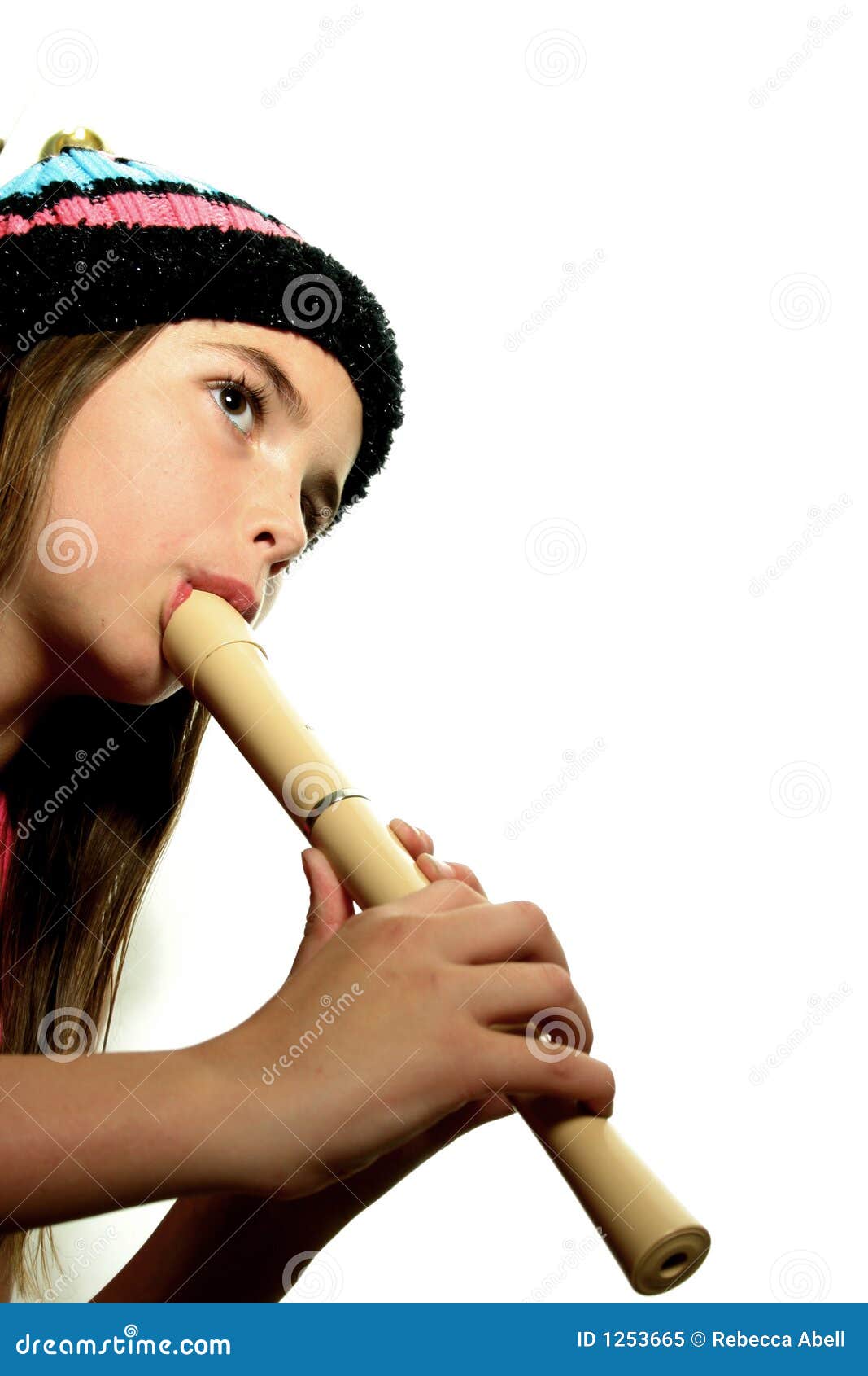 Child Playing A Recorder Royalty Free Stock Photo - Image ...