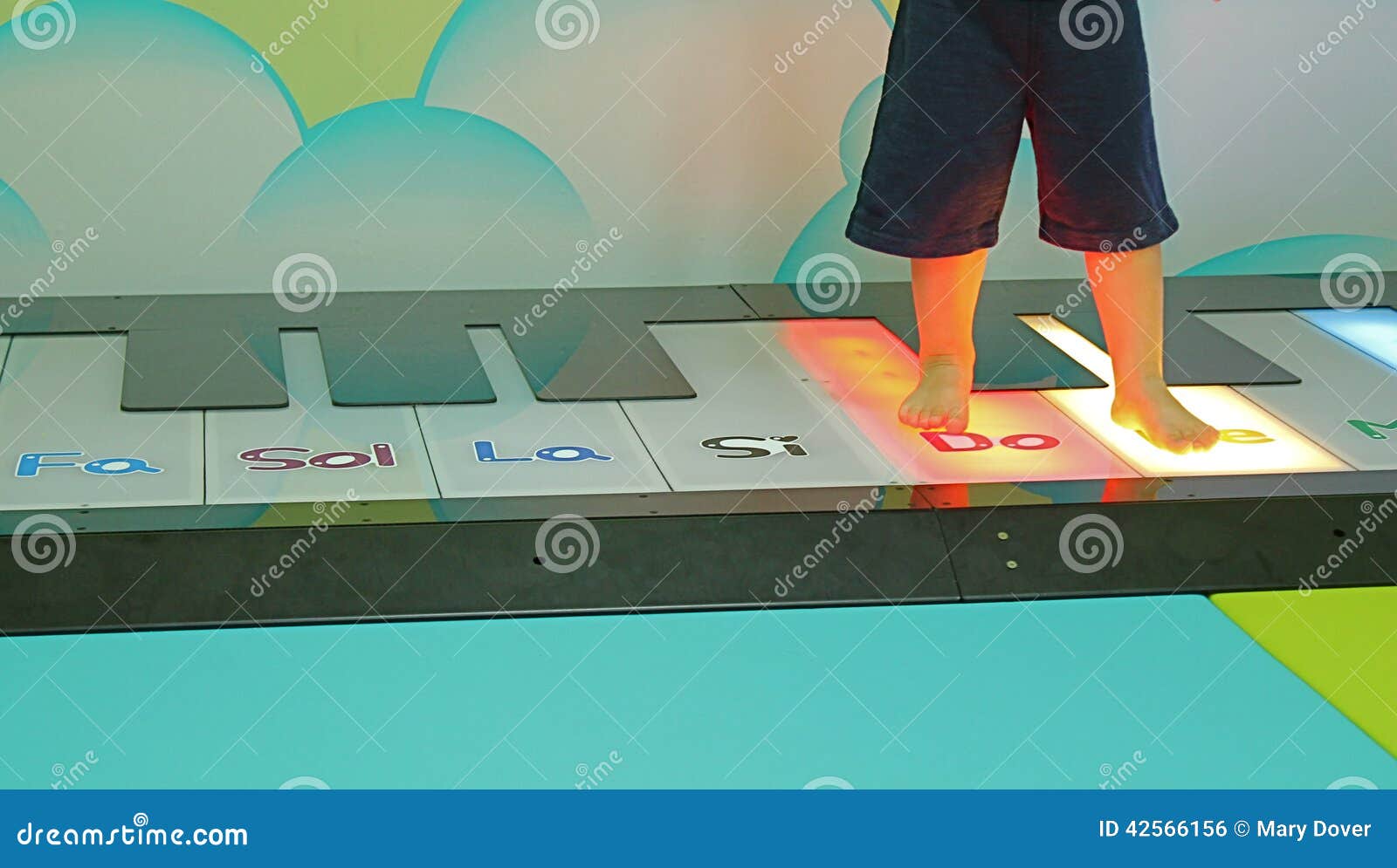 Child Playing On Step On Piano Stock Photo Image Of Music