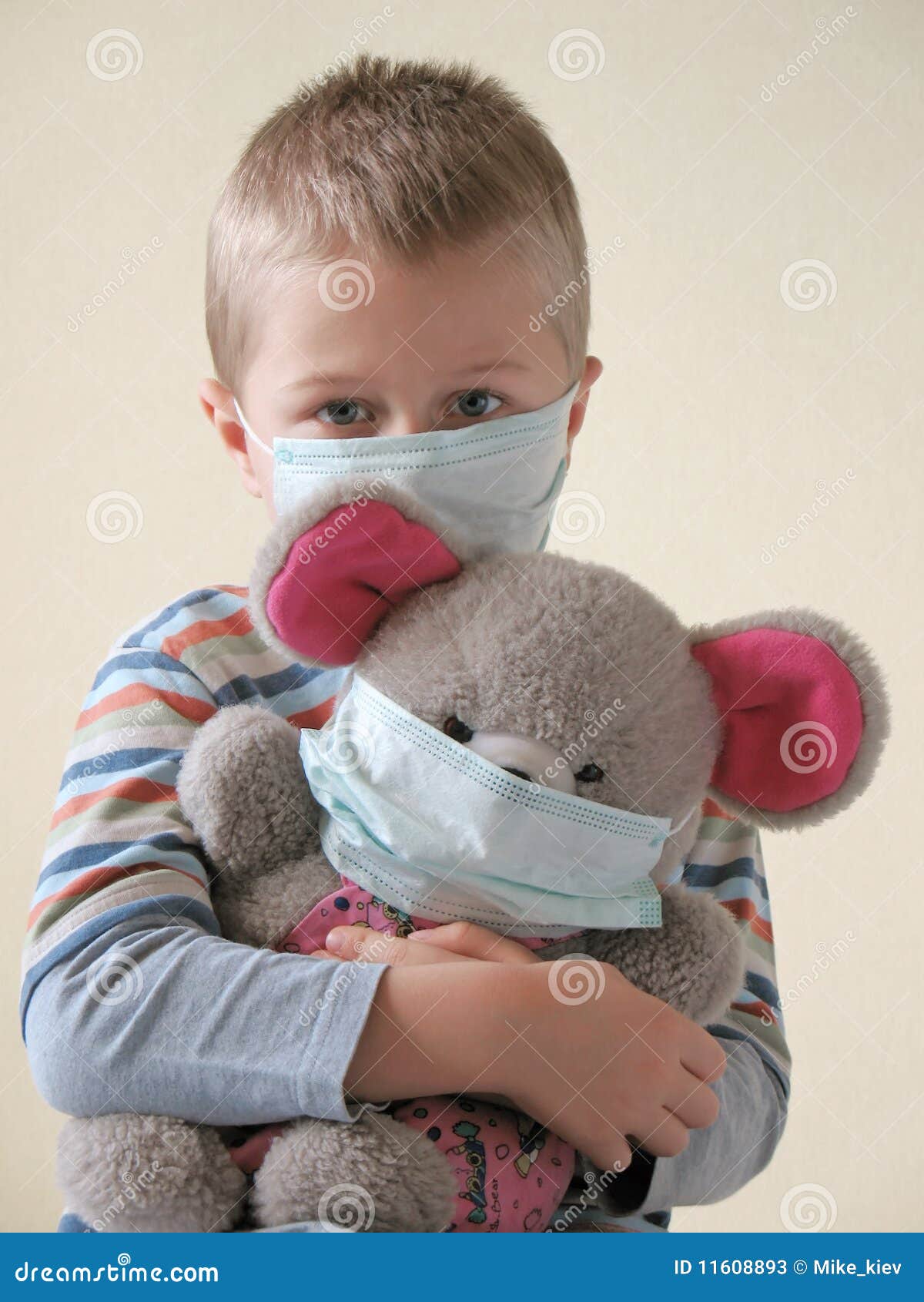 Child in protective mask stock image. Image of safety 11608893
