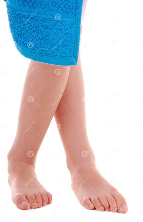 Child s legs stock image. Image of small, person, feet 13769697
