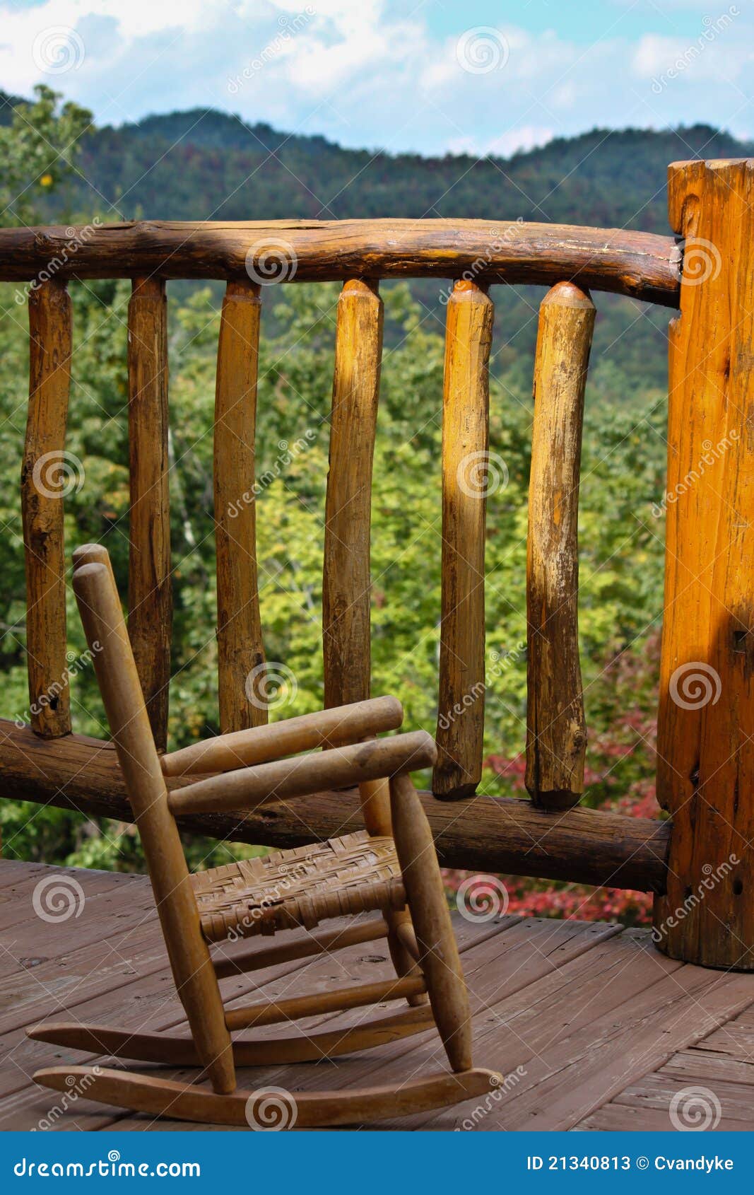 child-size outdoor rocking chair wnc mountains