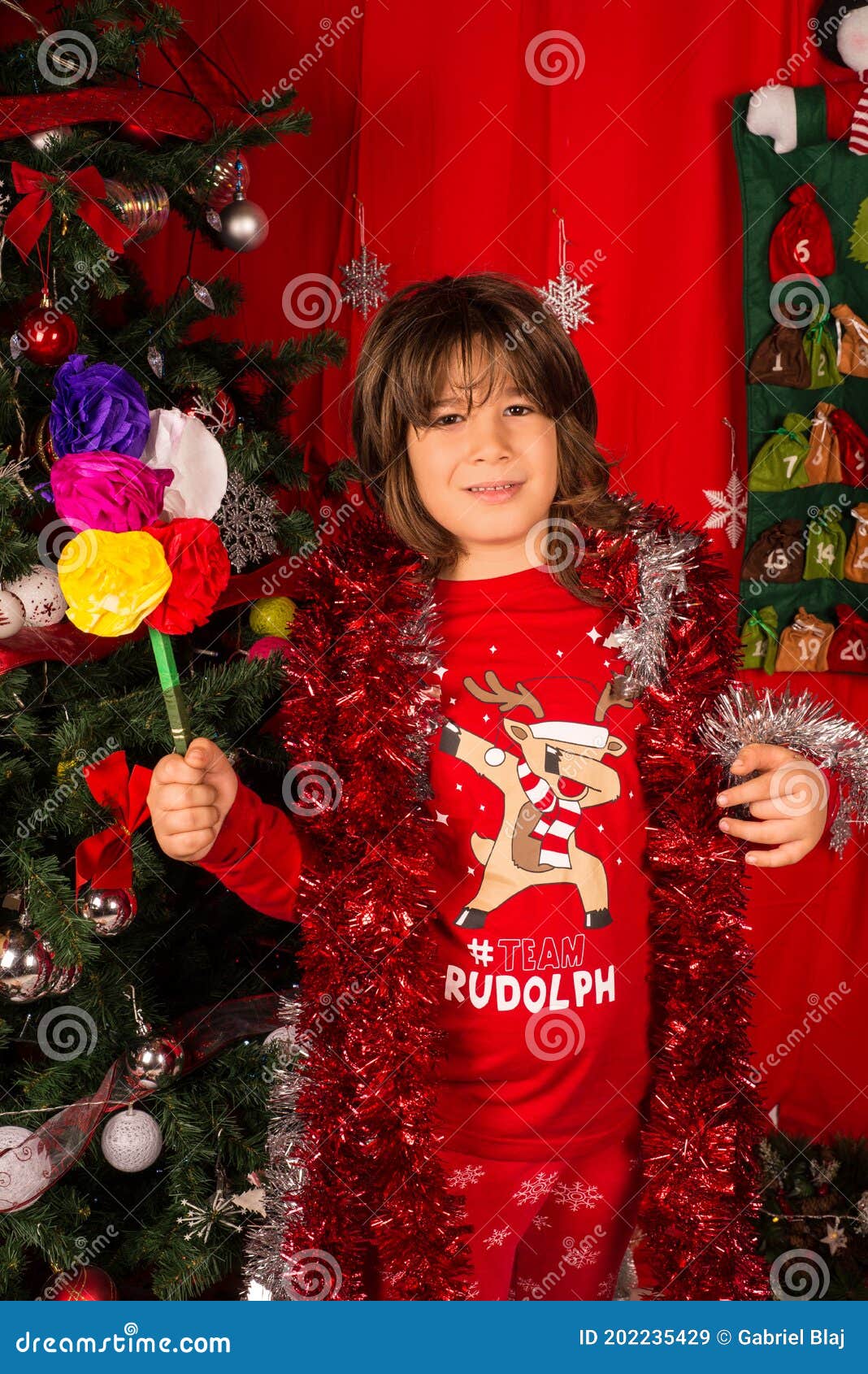 child with sorcova,romanian new year tradition