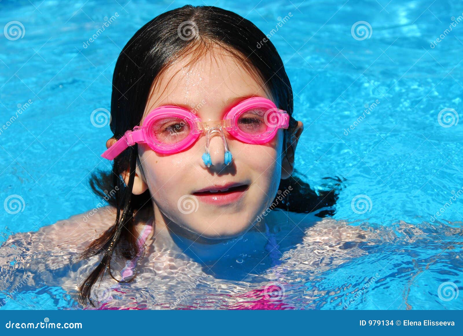 Child swimming pool stock photo. Image of pink, person - 979134