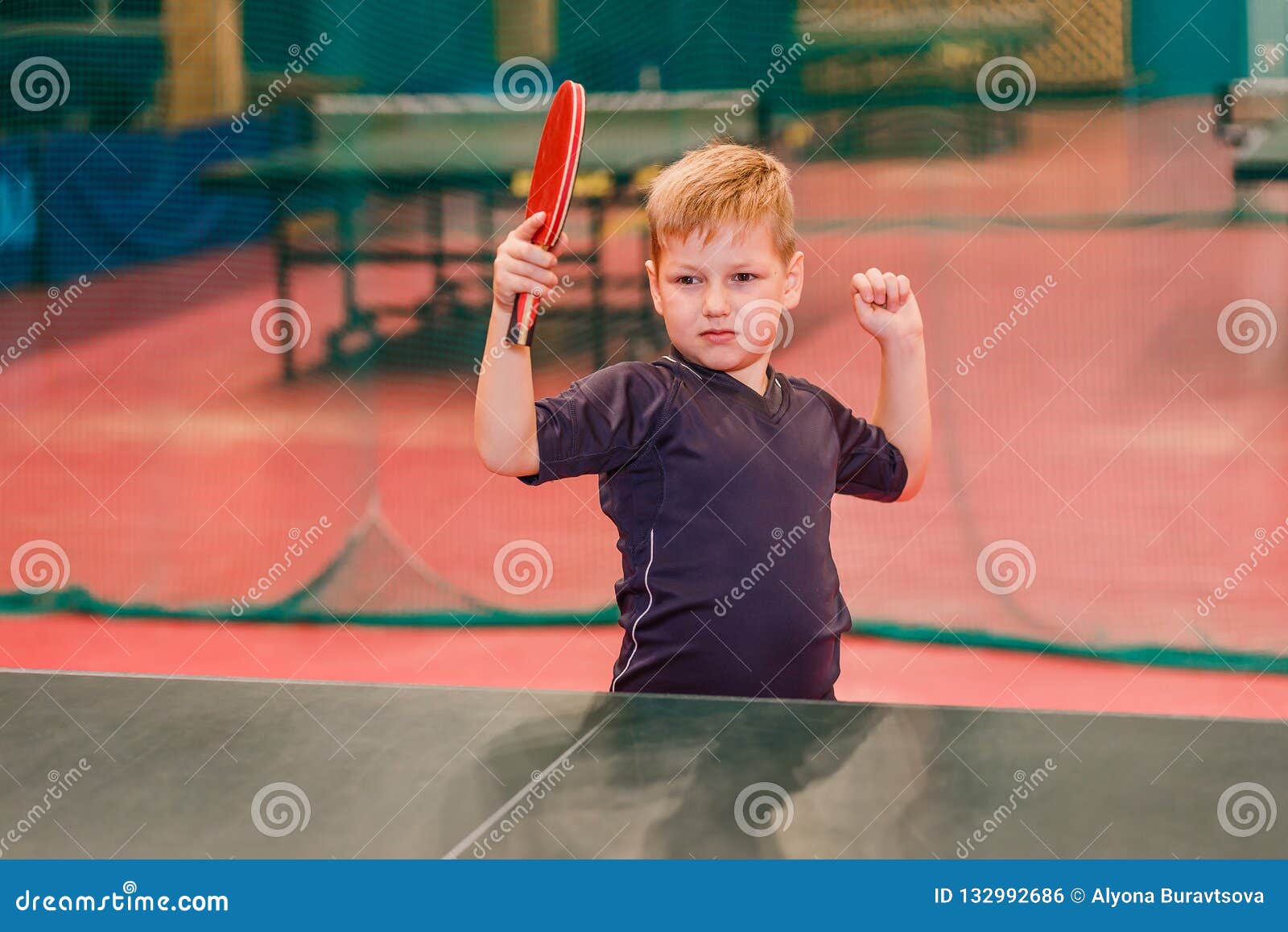 Child table tennis player stock photo. Image of play 132992686