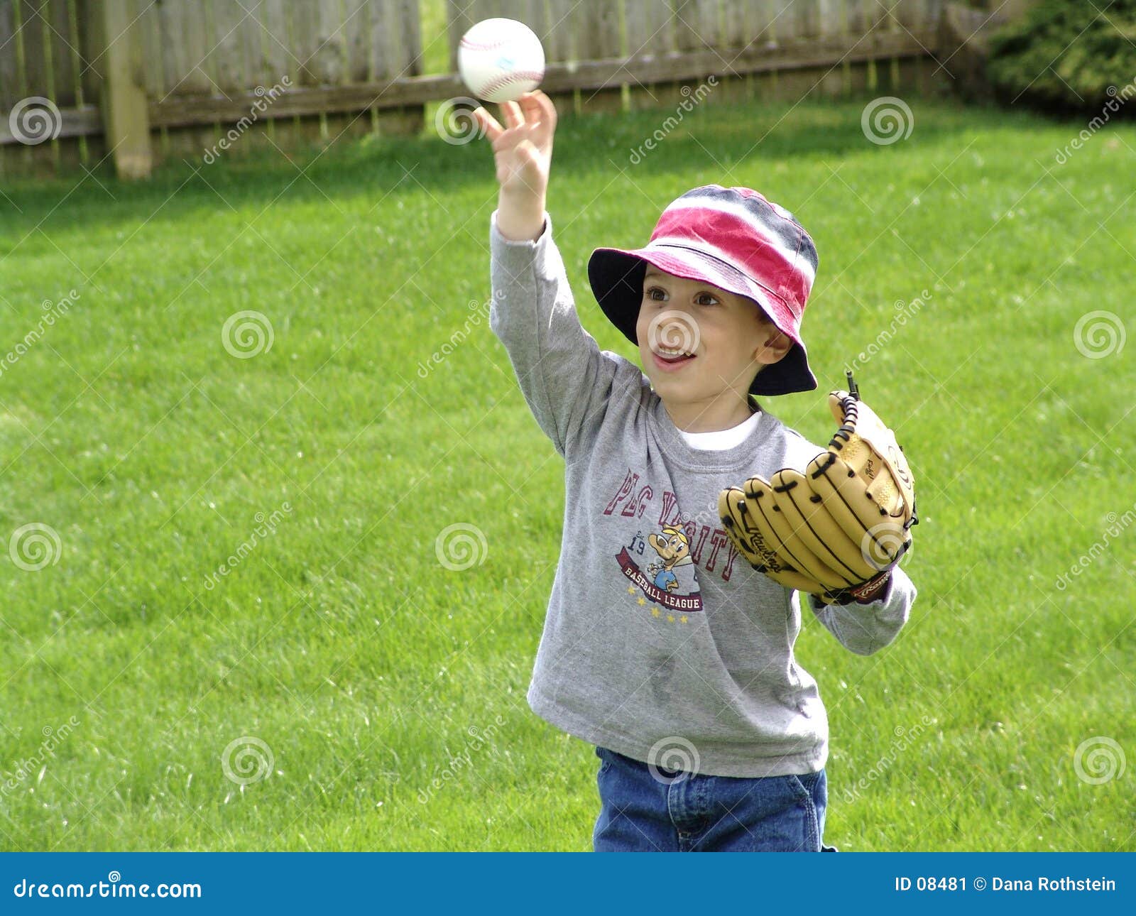 Child Throwing Ball stock image. Image of game, throw, outdoors 8481