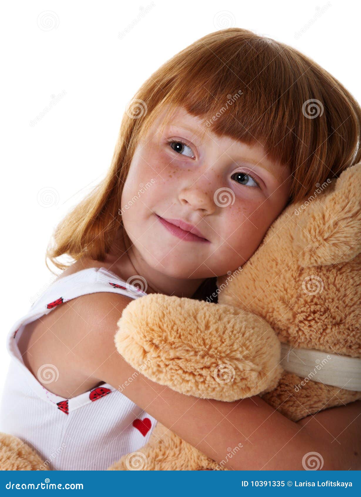 Child with toy stock image. Image of stuffed, cheerful - 10391335