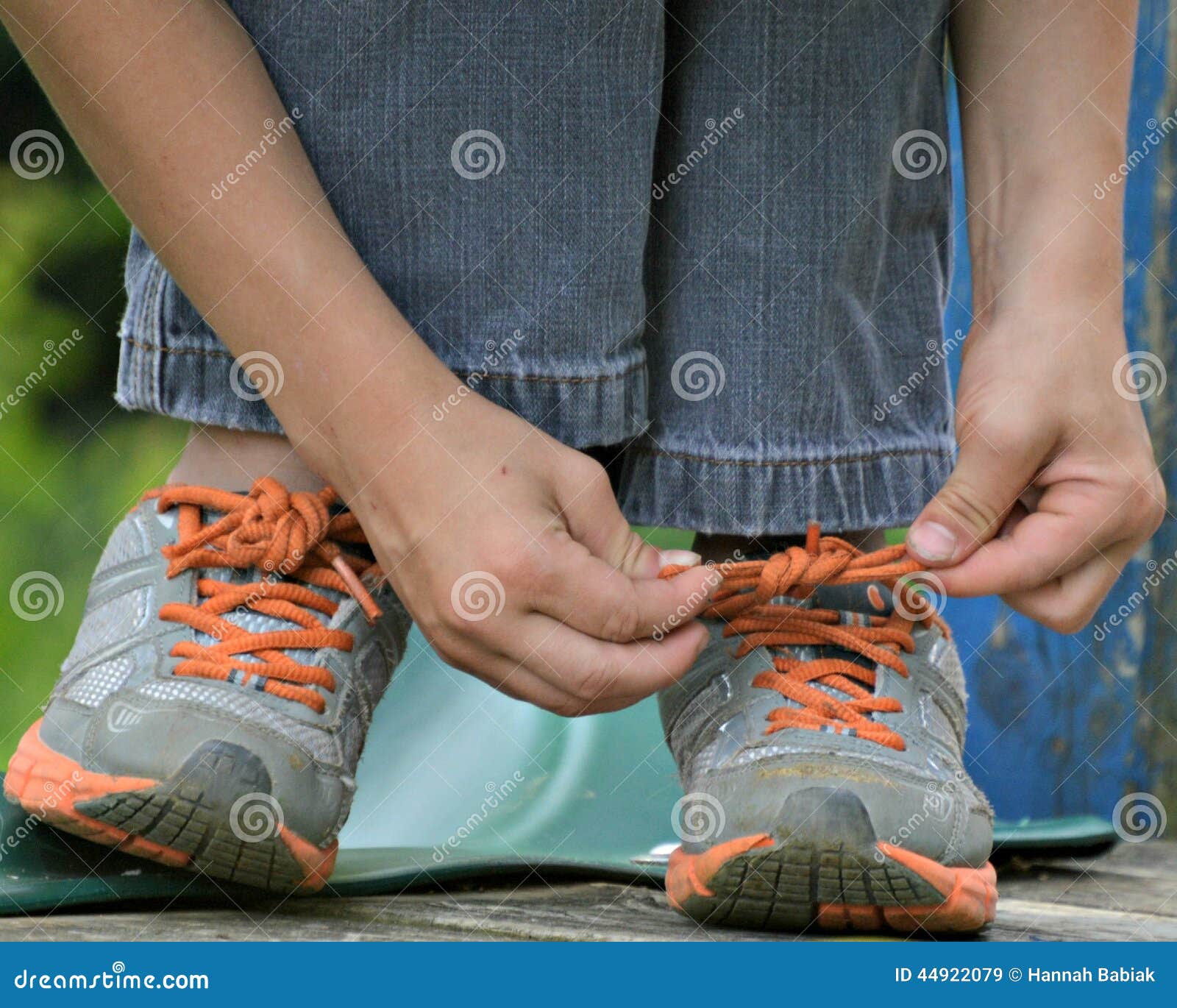 double tie shoes