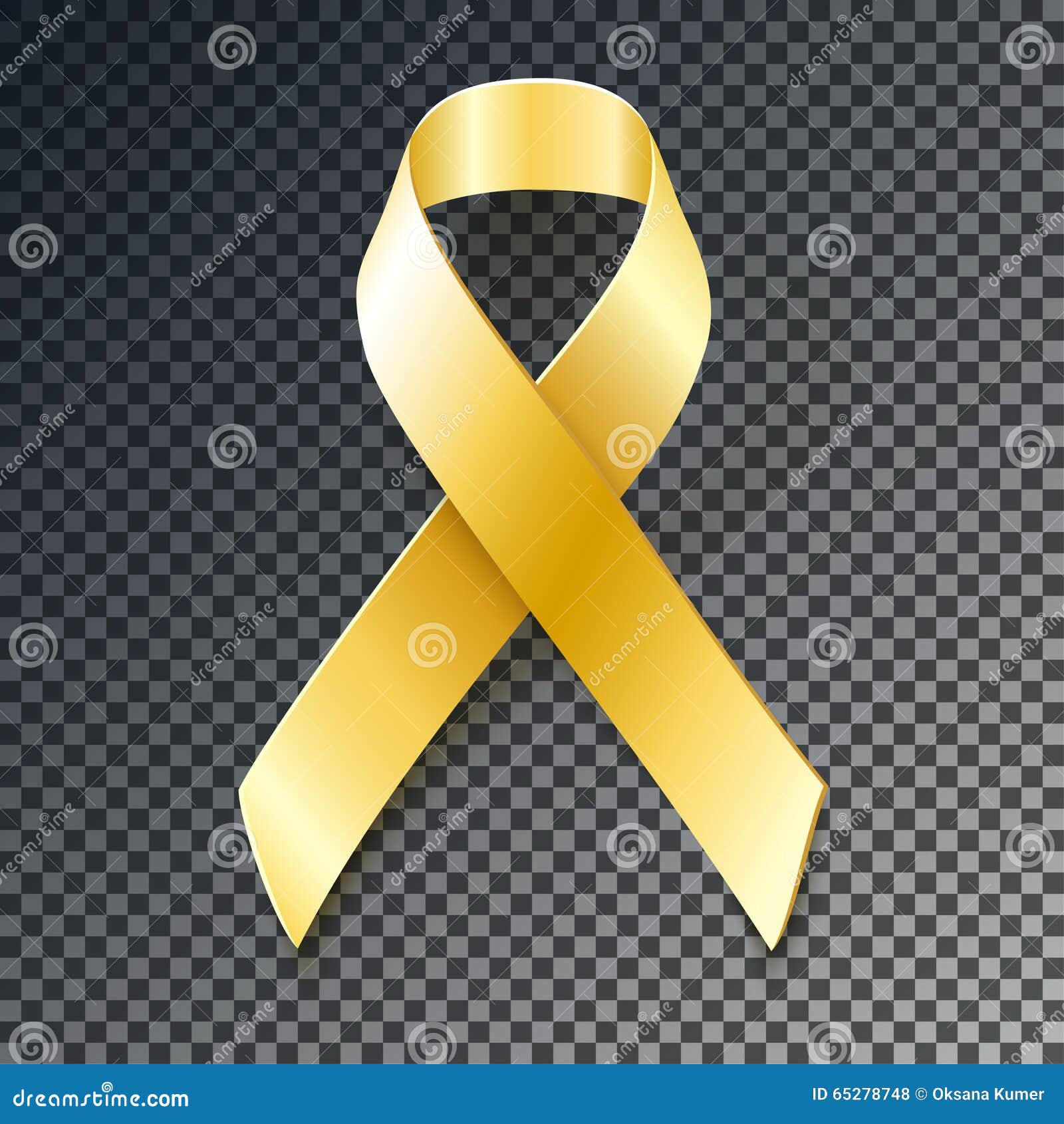 childhood cancer awareness gold ribbon