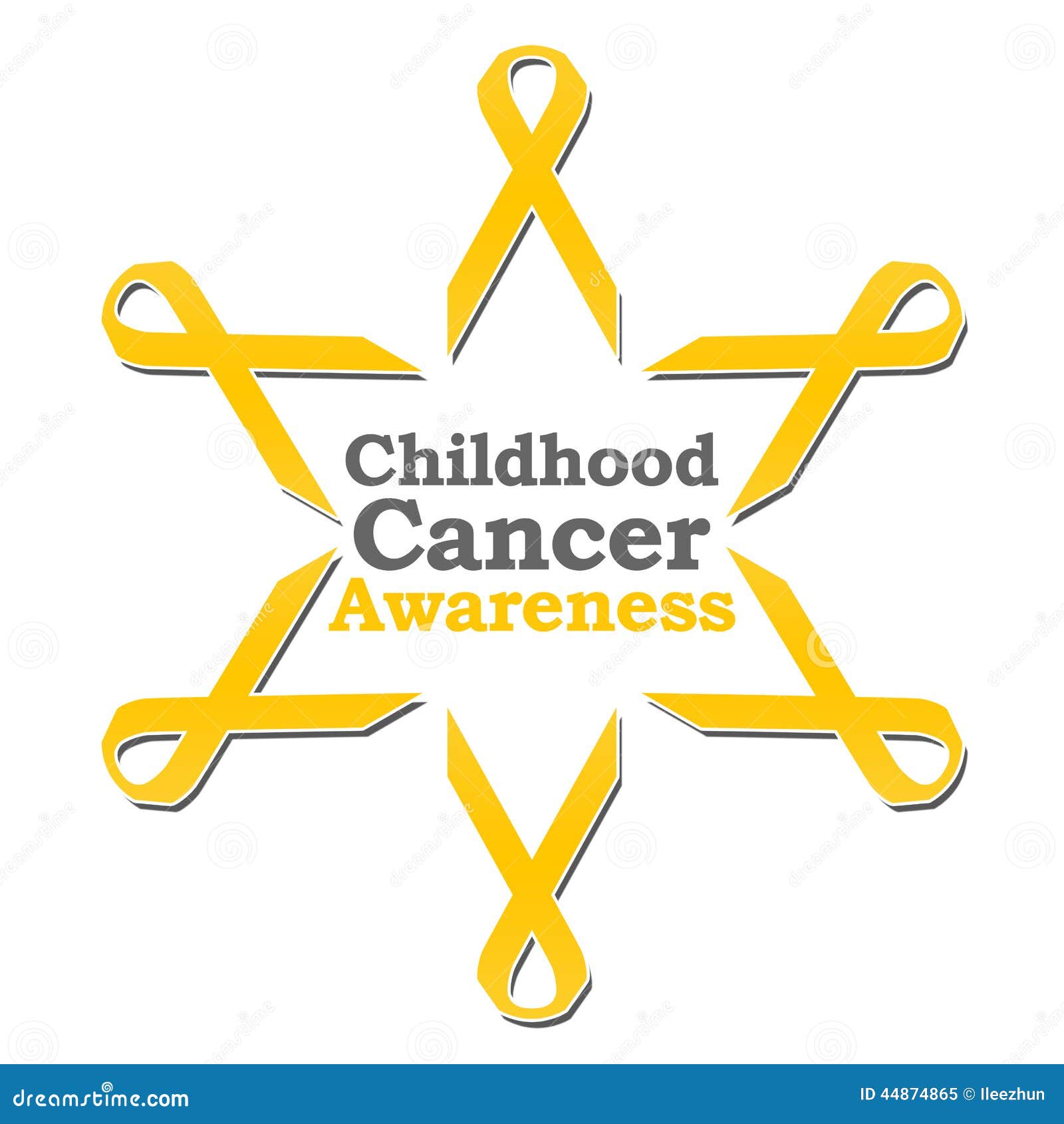 Childhood Cancer Ribbon Clip Art