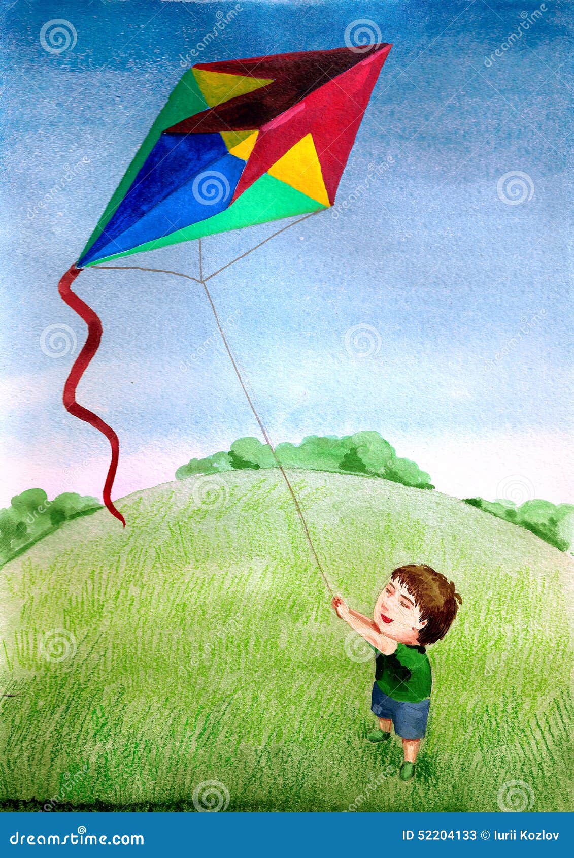 Childhood stock illustration. Illustration of daylight - 52204133