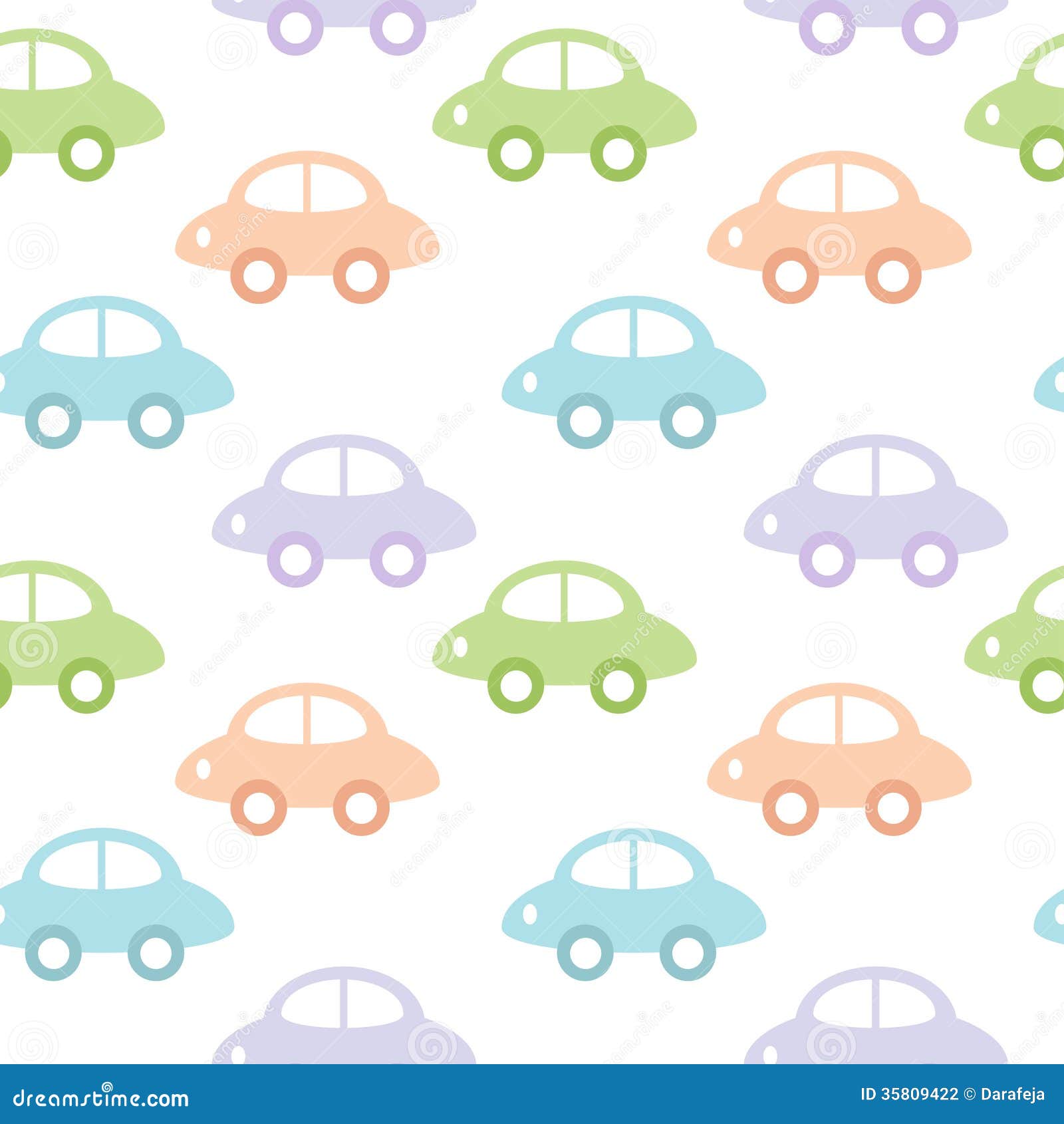 Childish Background With Cars For Baby Boy Stock ...