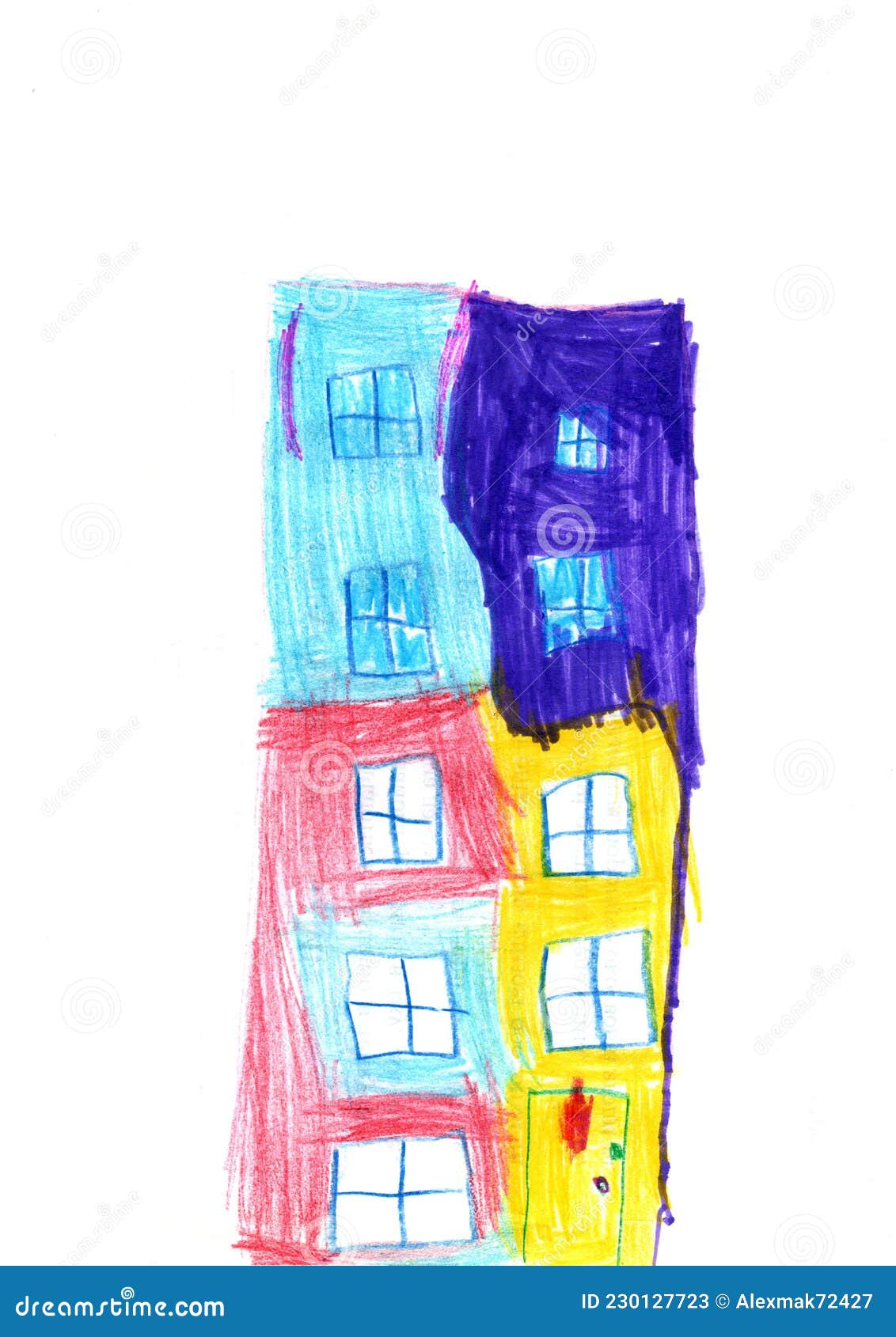 Single one line drawing brick house House made of wooden blocks Wooden  cubes toy Building blocks for kids Children constructor Wooden toy  Continuous line draw design graphic vector illustration 8721785 Vector Art