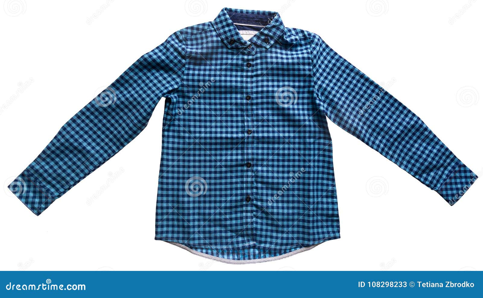 Children plaid shirt stock image. Image of studio, cloth - 108298233