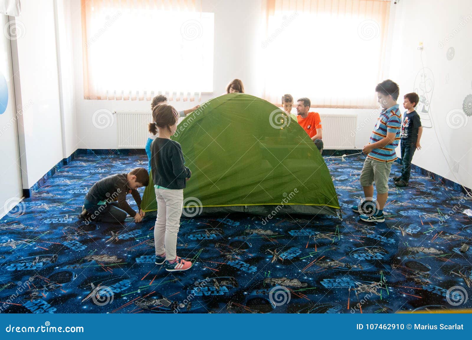 Children at the Camping Editorial Image Image of camping