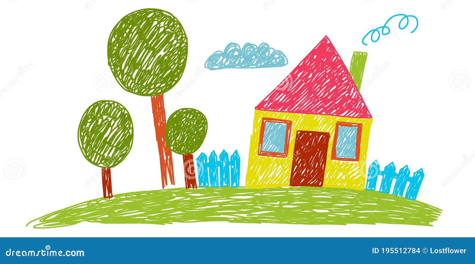 🏠 How to Draw a Little House | Easy Drawing for Kids - Otoons.net
