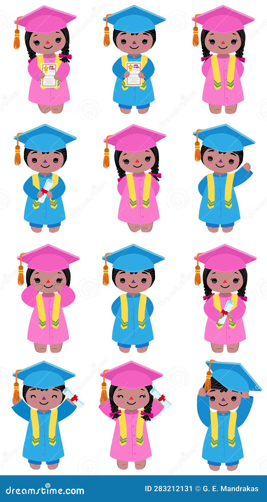 Kid cap and gown 2022 kids graduation gown Graduation Gown Kids Costume Kids  | eBay