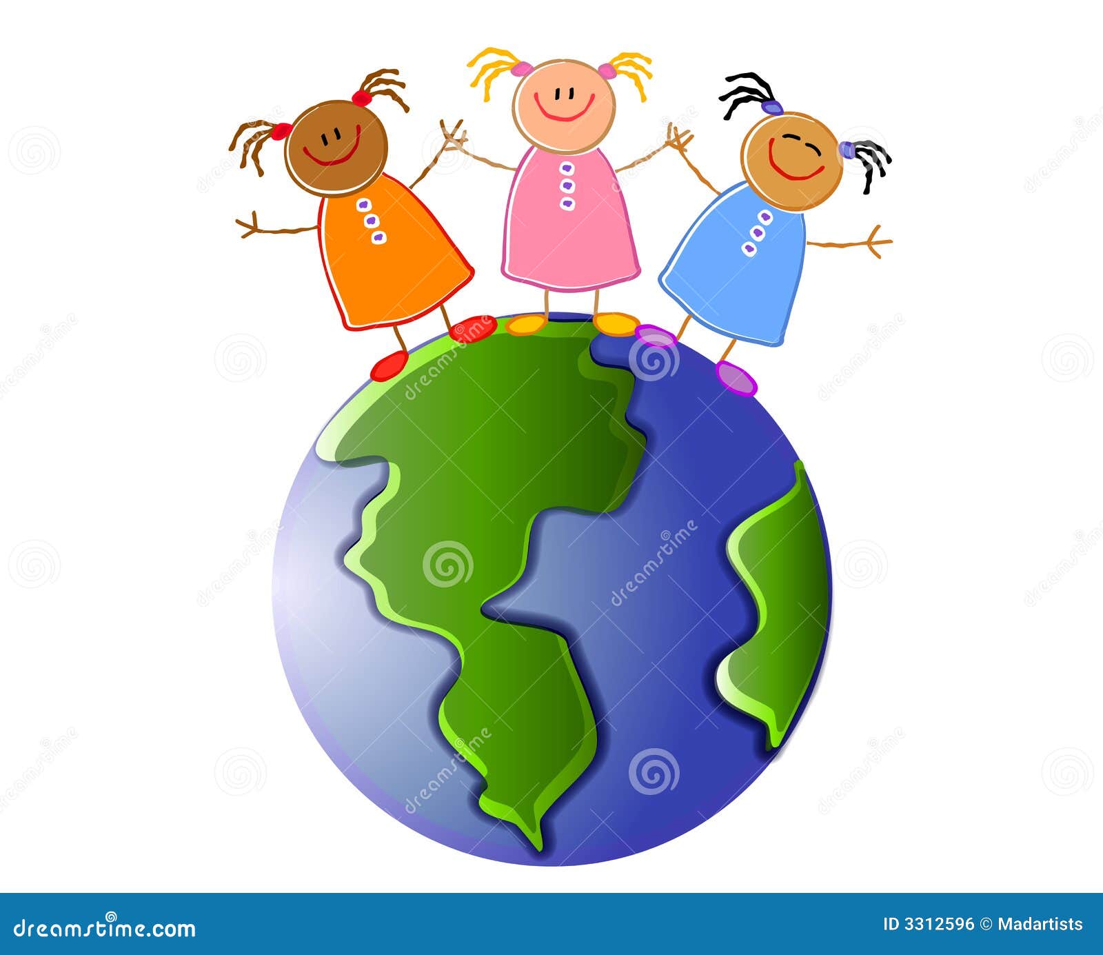 Children Earth Illustrations Stock Illustrations – 1,003 Children