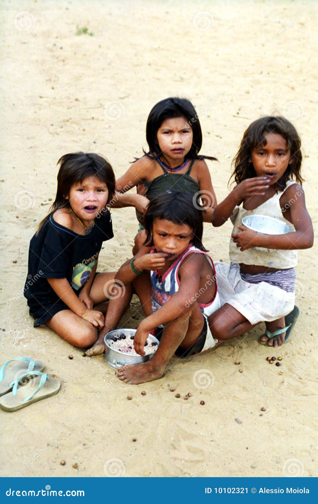 Children Kaapor, Native Indian Of Brazil Editorial Photo - Image: 10102321