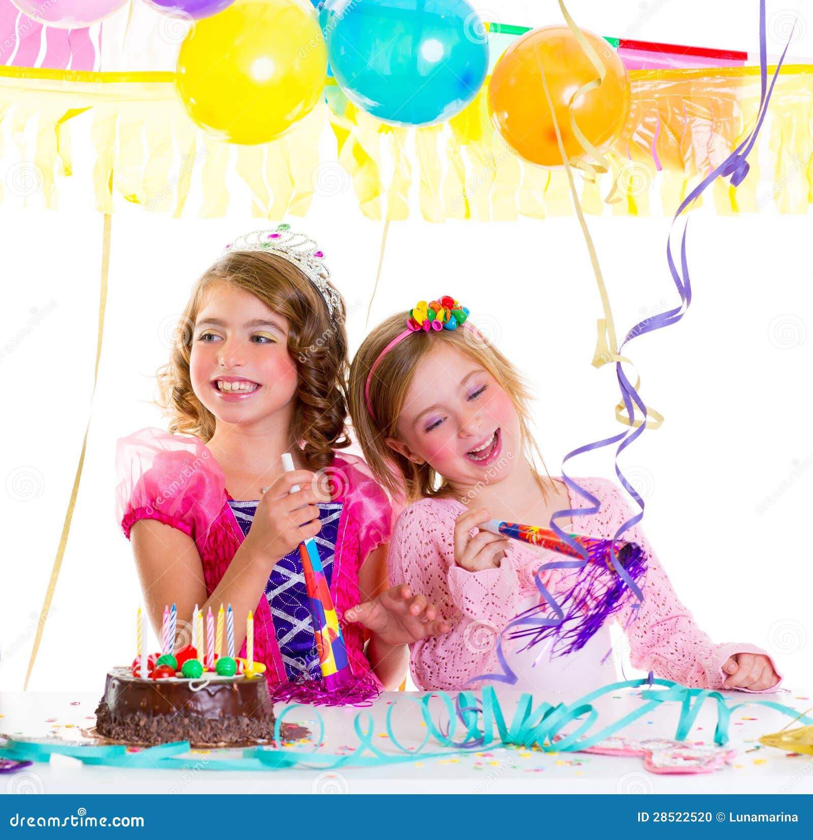 Children Kid in Birthday Party Dancing Happy Laughing Stock Photo ...