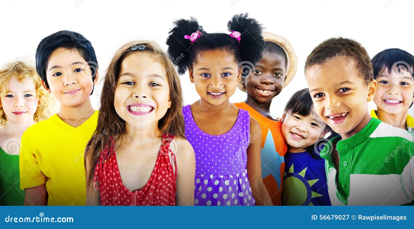 children kids diversity friendship happiness cheerful concept