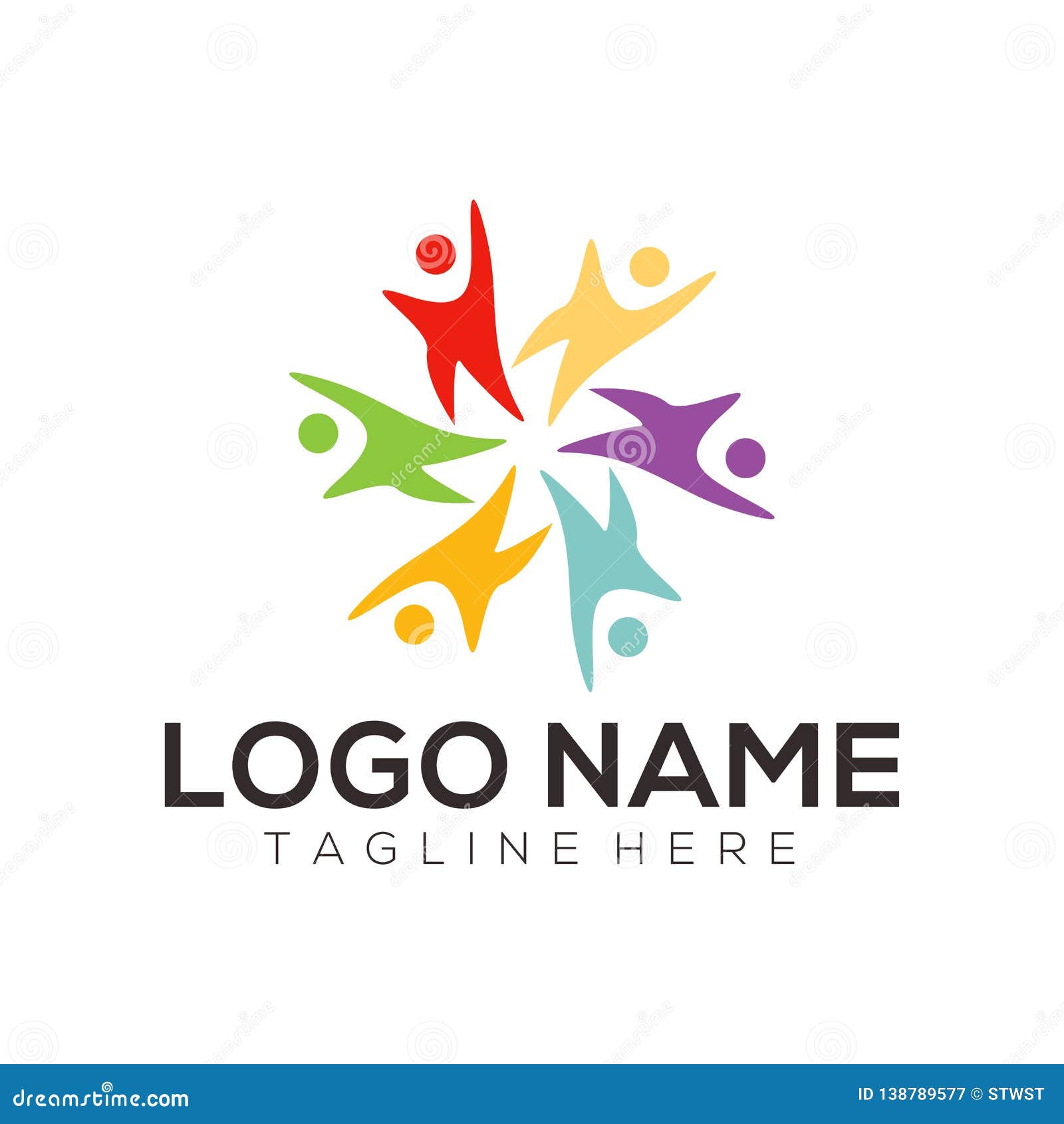 Children Logo and Icon Design Stock Vector - Illustration of ...