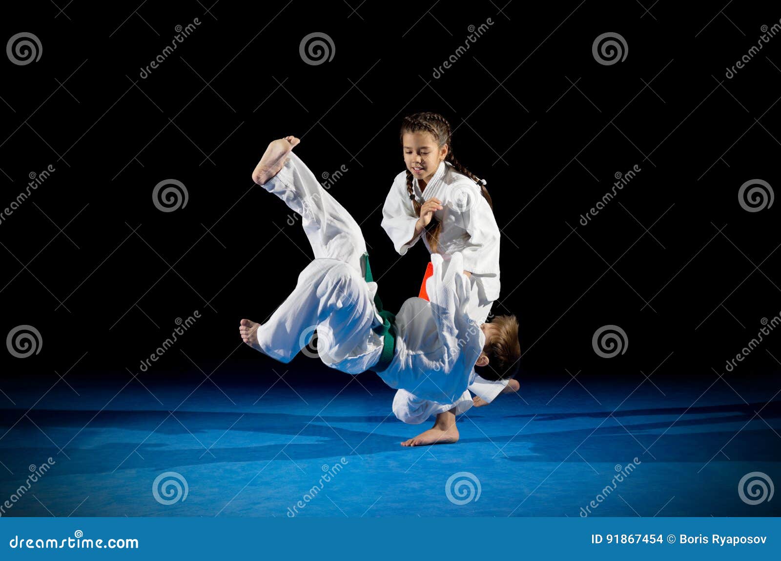 Children Martial Arts Fighters Stock Photo Image of fitness, action