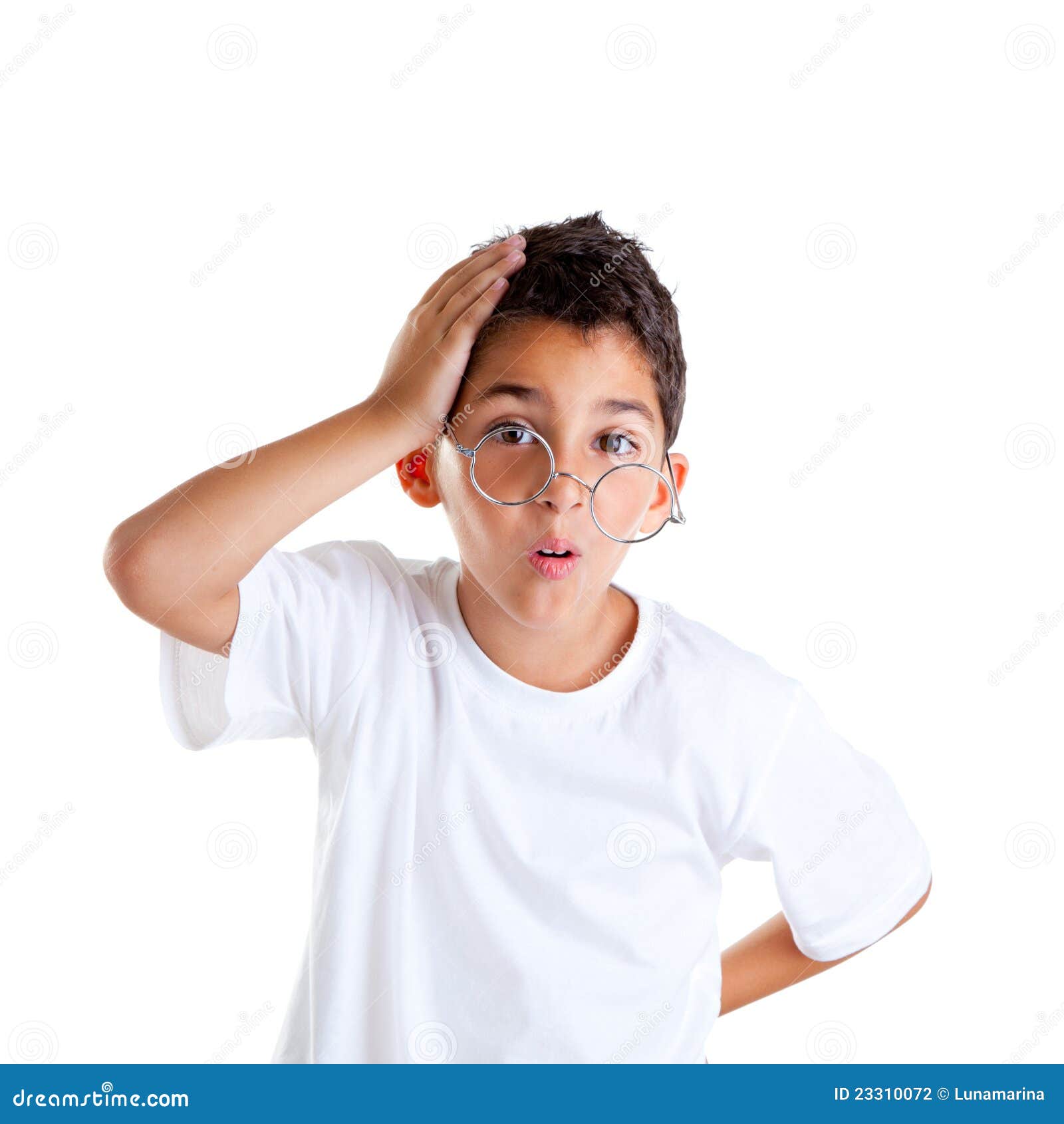 Children Nerd Kid with Glasses Stock Photo Image of caucasian, innocence 23310072