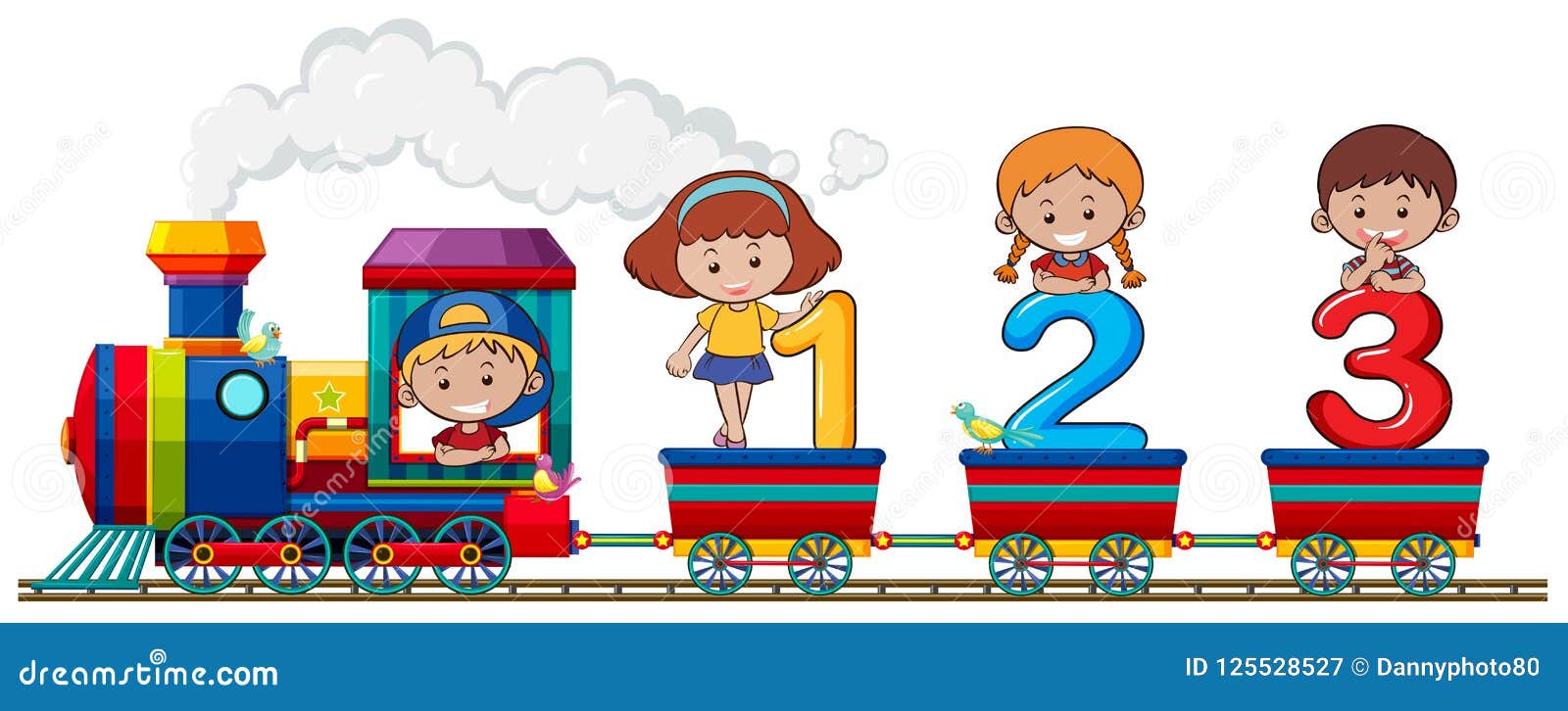 Number Train Stock Illustrations – 2,180 Number Train Stock Illustrations,  Vectors & Clipart - Dreamstime