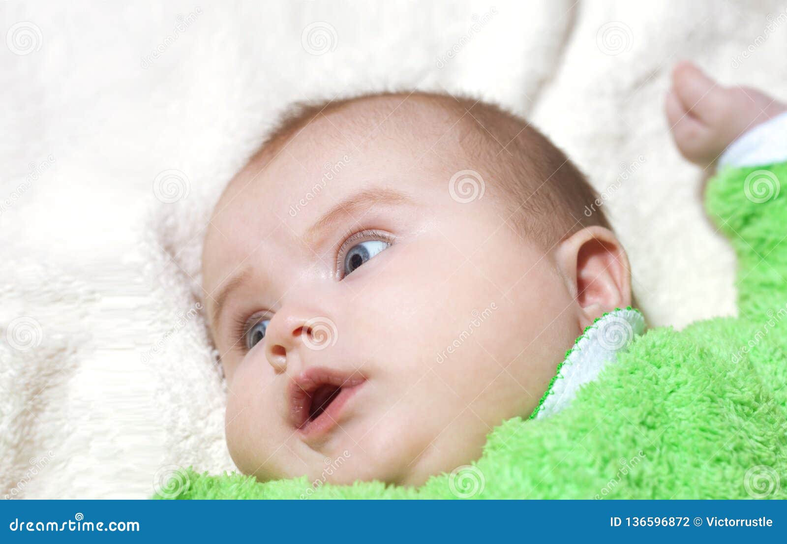 Baby under the blanket stock photo. Image of funny - 34895646