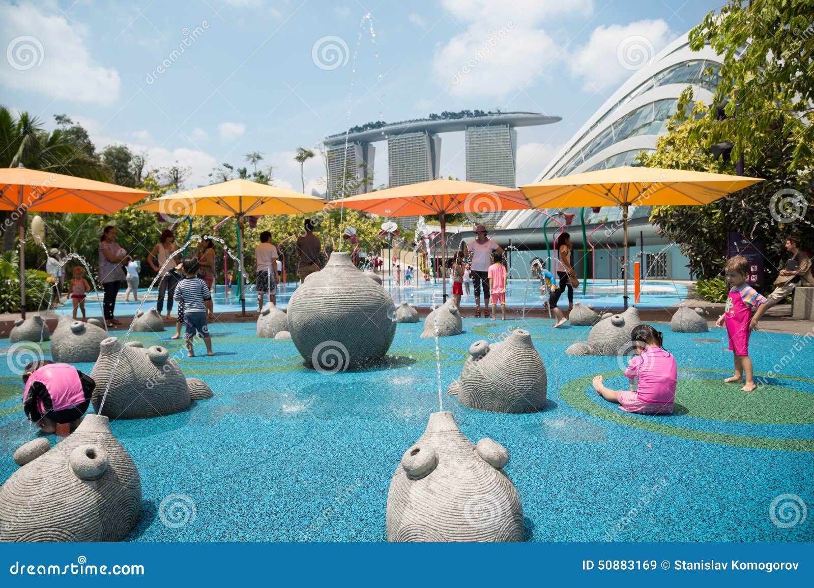 Children Play In The Play Area In Singapore Editorial
