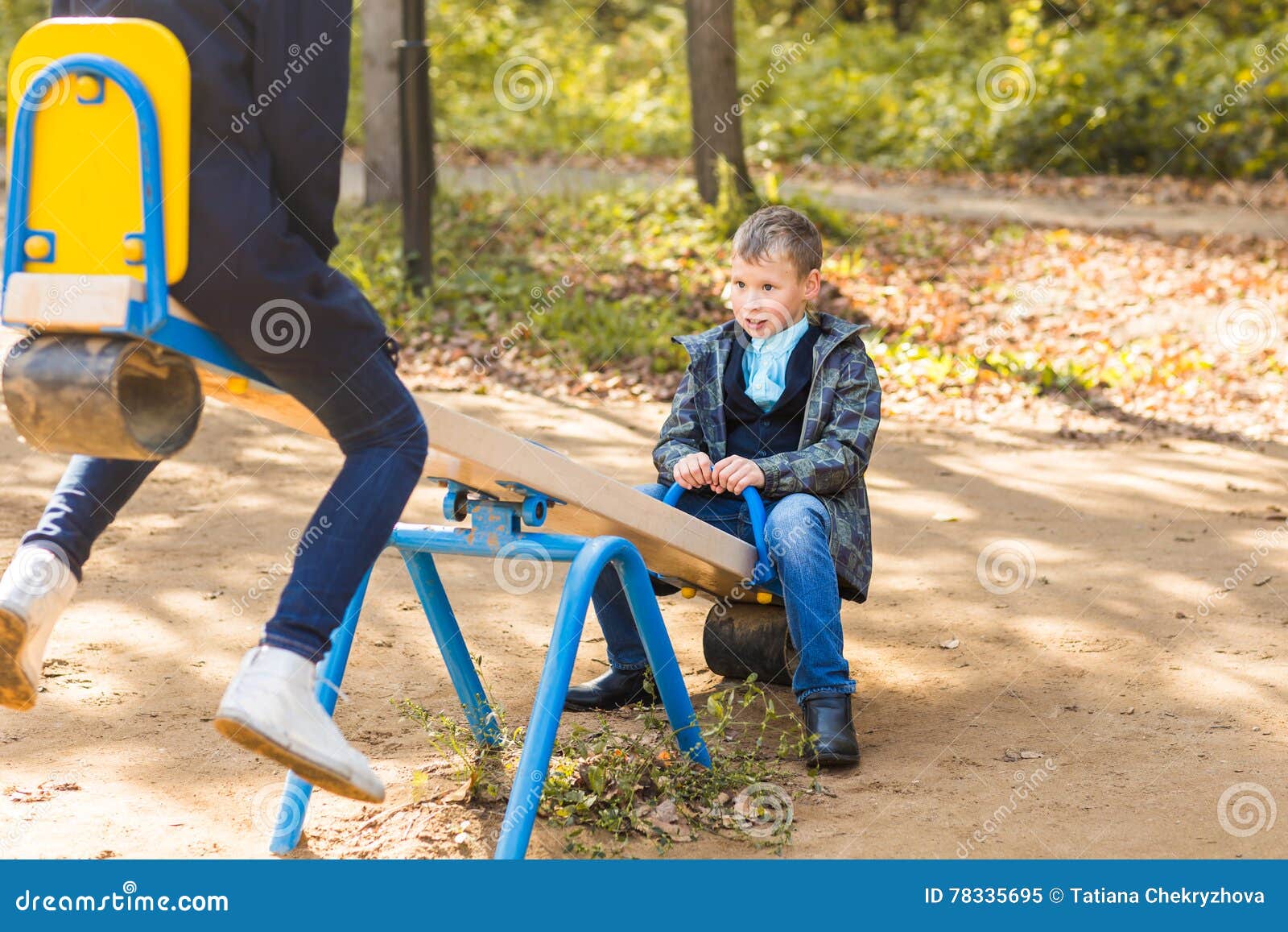 Children Playing on a School Playground during Recess. Stock Image