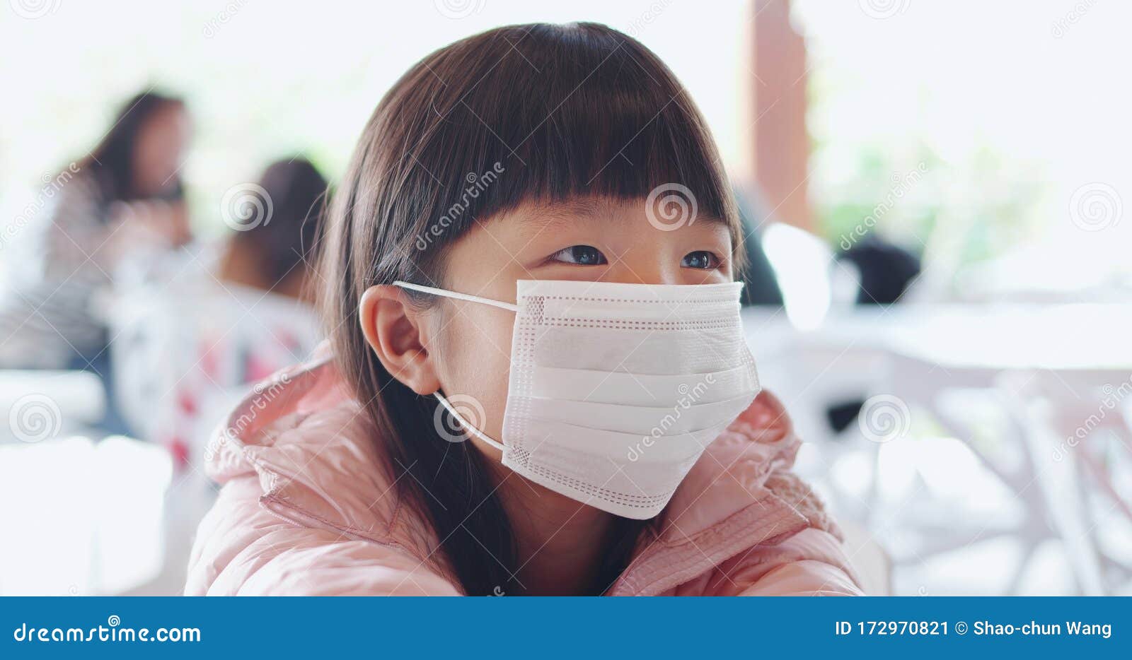 Children with Protective Mask Stock Image Image of lung, cough 172970821