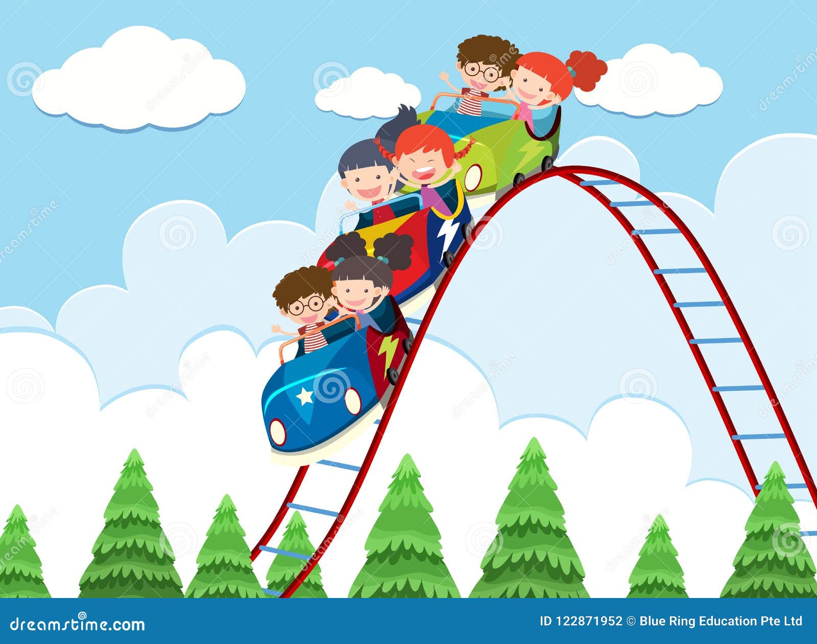 Roller Coaster Clipart Animated Santa