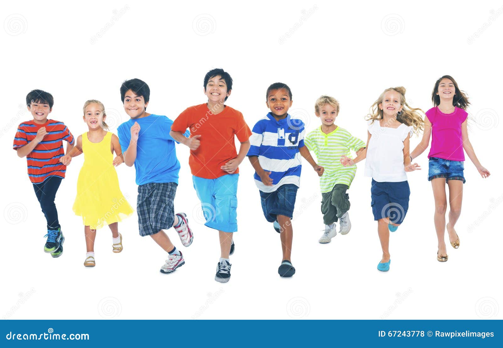 children running playing together enjoyment cute concept