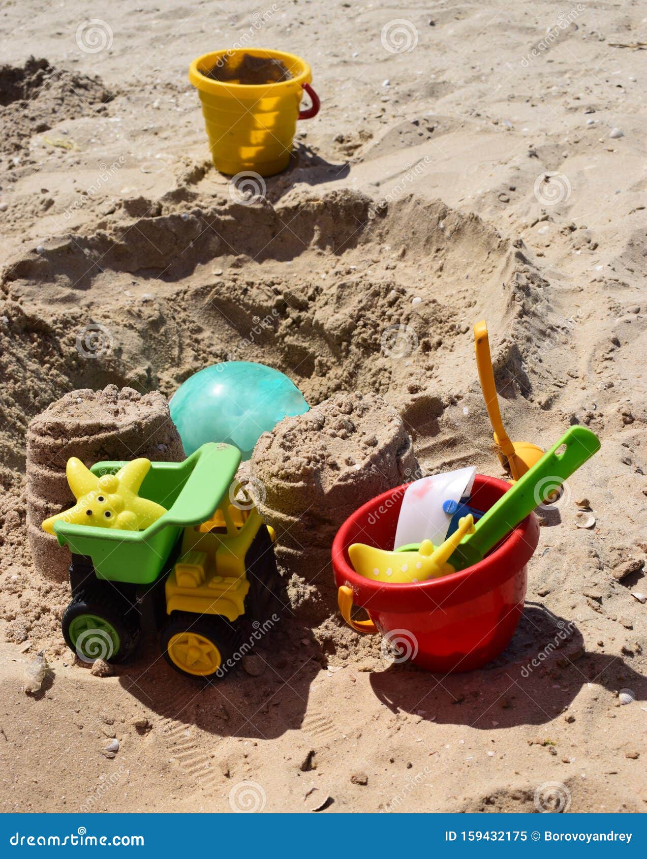 children's beach buckets