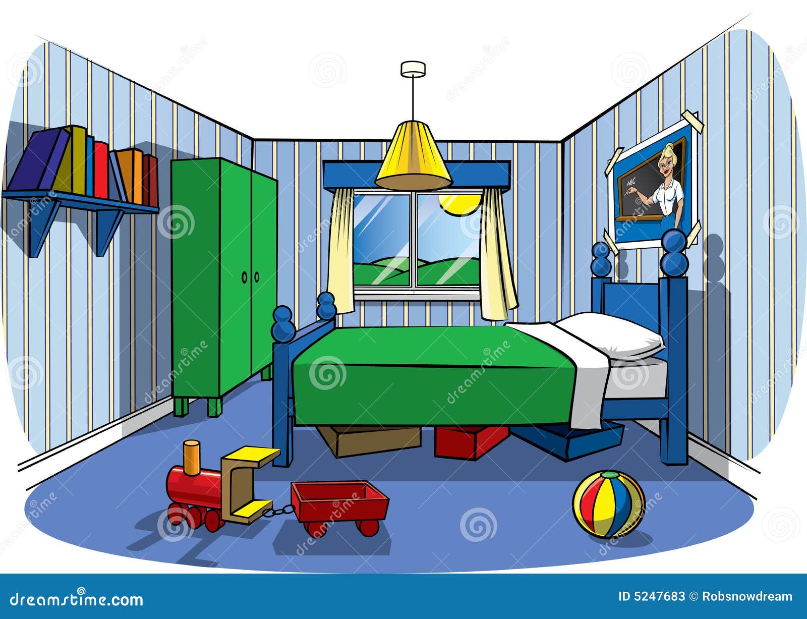 Colourful Bedroom Stock Illustrations – 233 Colourful Bedroom Stock  Illustrations, Vectors & Clipart - Dreamstime