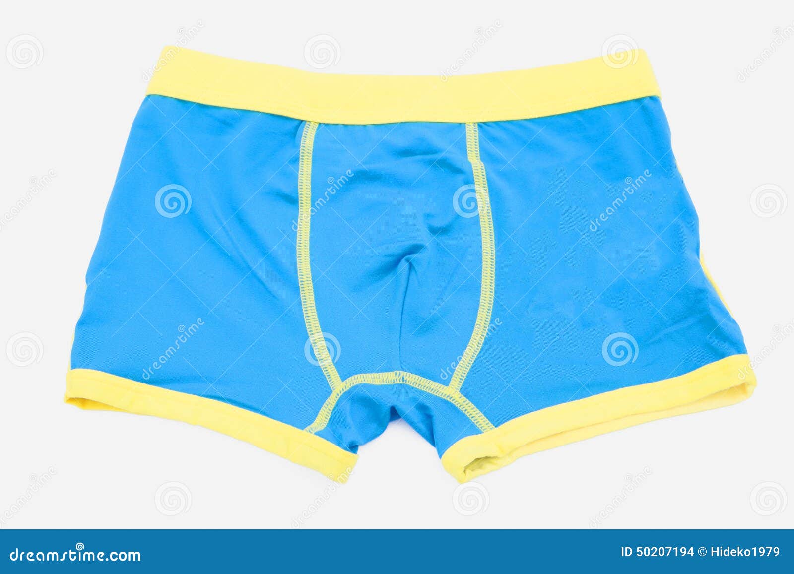Children S Blue Swimming Shorts Isolated Stock Photo - Image of ...