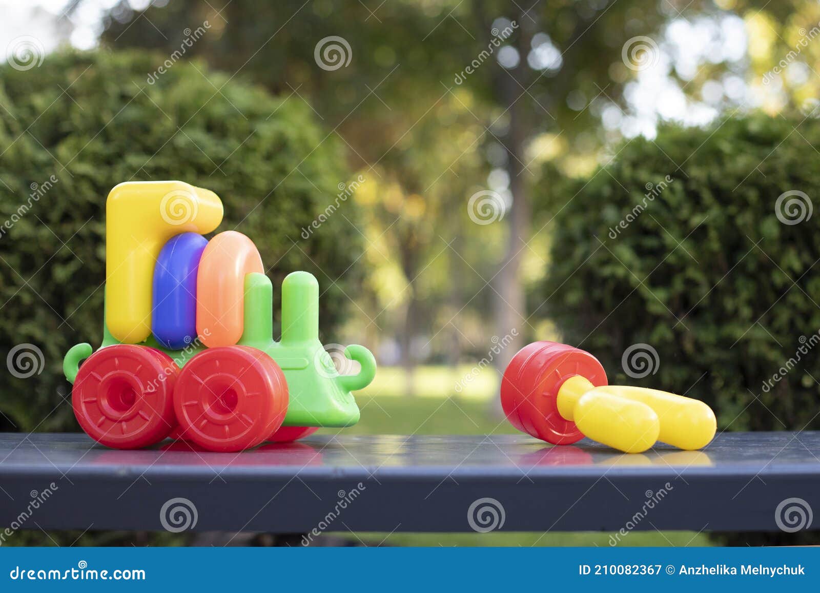 Children`s Colored Toy Train. Baby Toy Stock Image Image of baby, develop 210082367