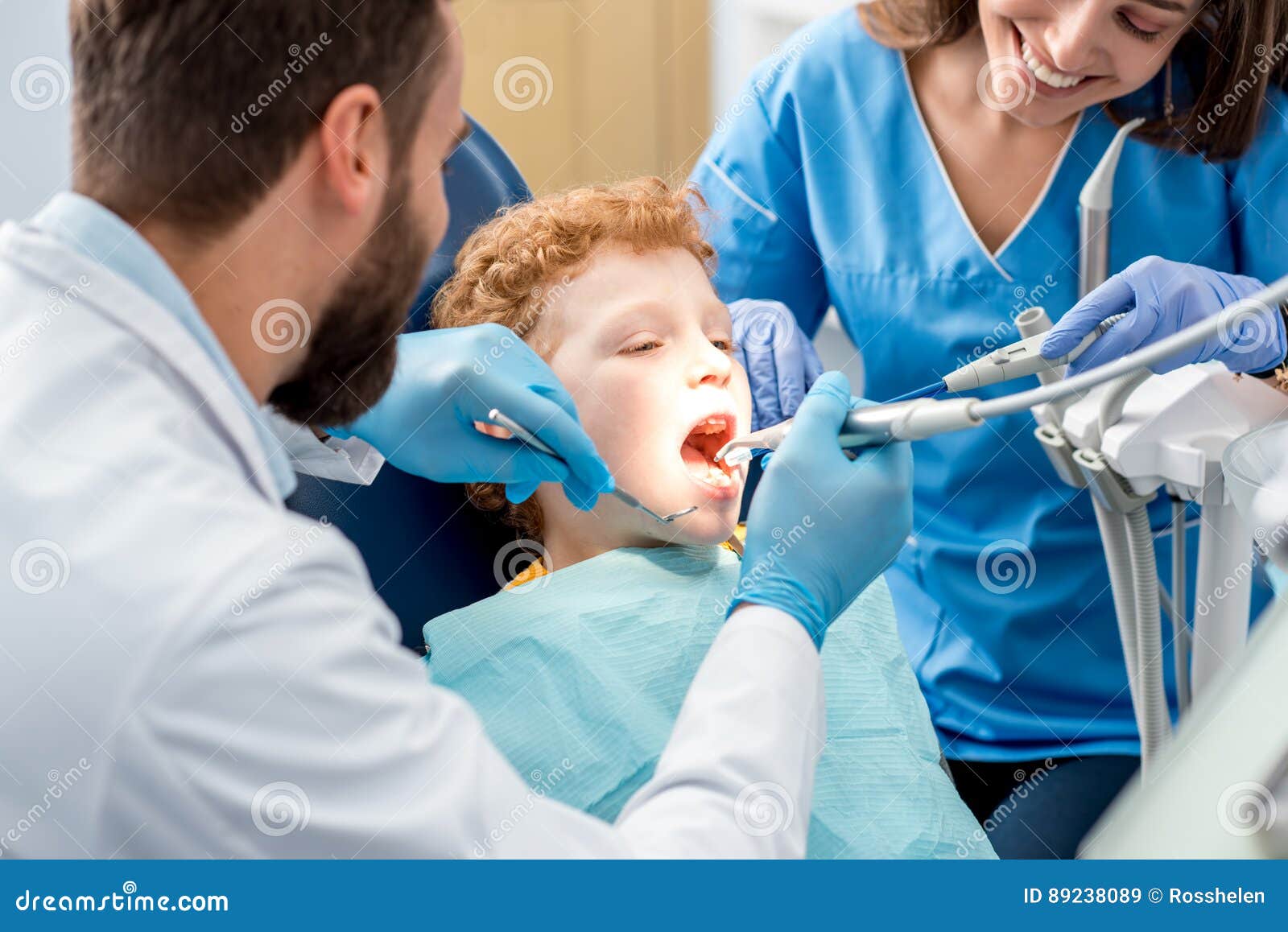 Children`s Dental Procedure Stock Image Image of healthy, dentist