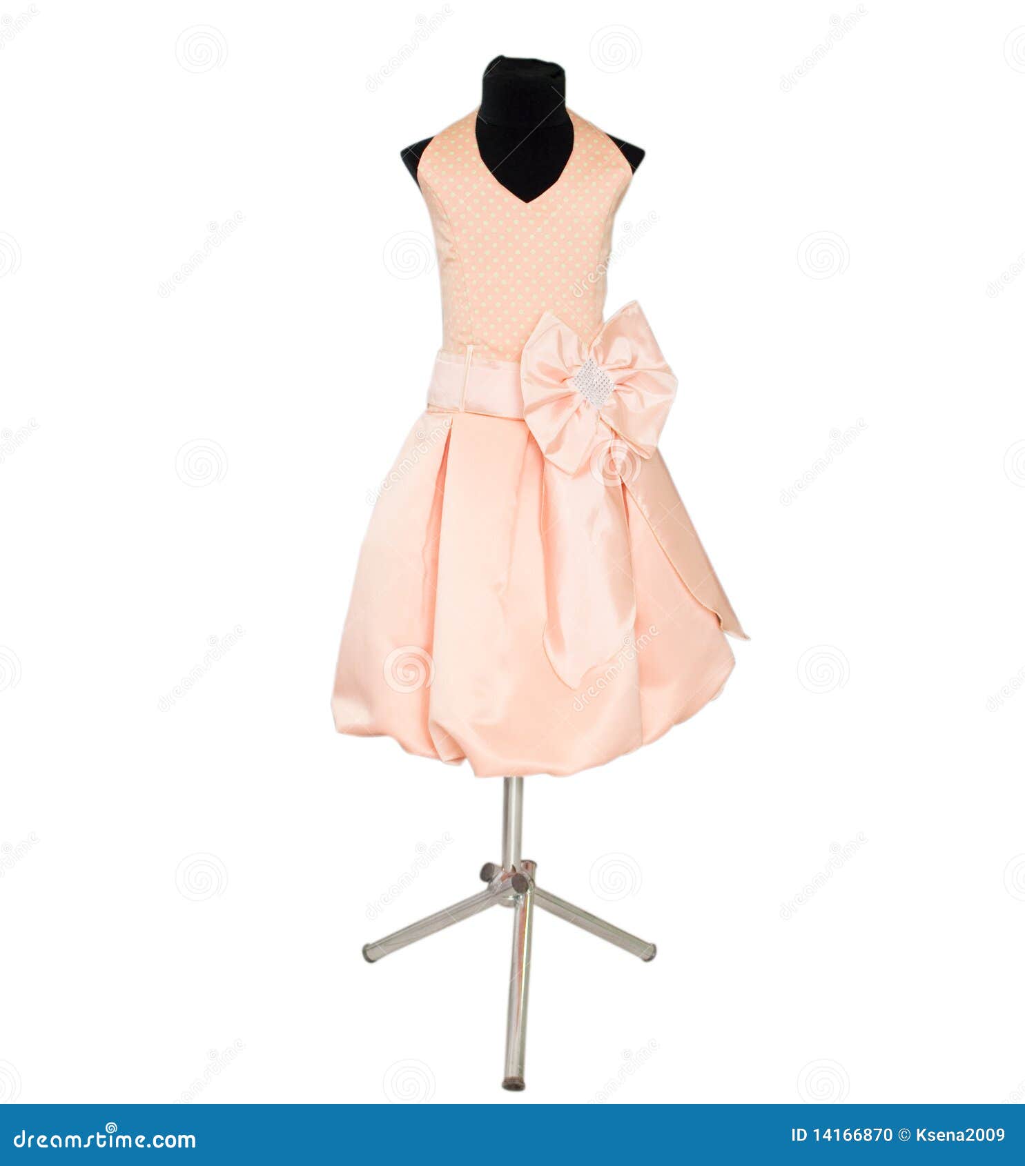 Childrens dress on a dummy stock photo. Image of store - 14166870