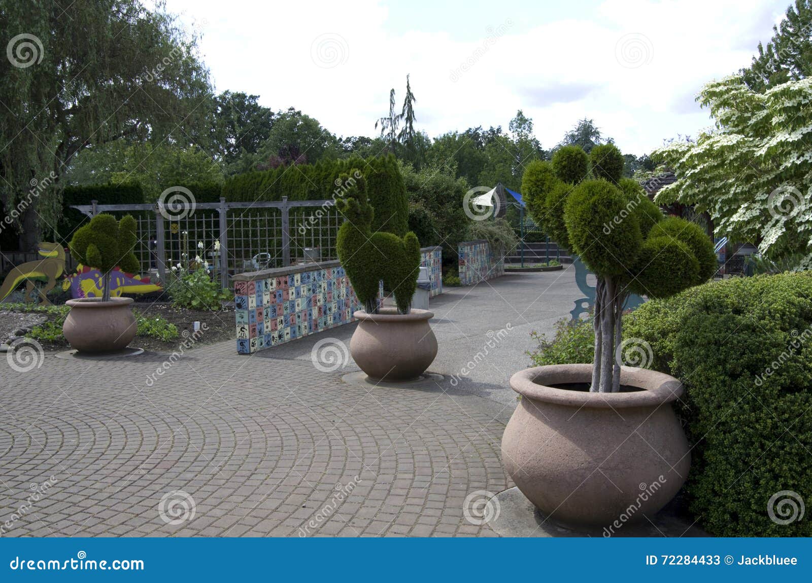 Children S Garden In Oregon Garden Editorial Stock Photo Image