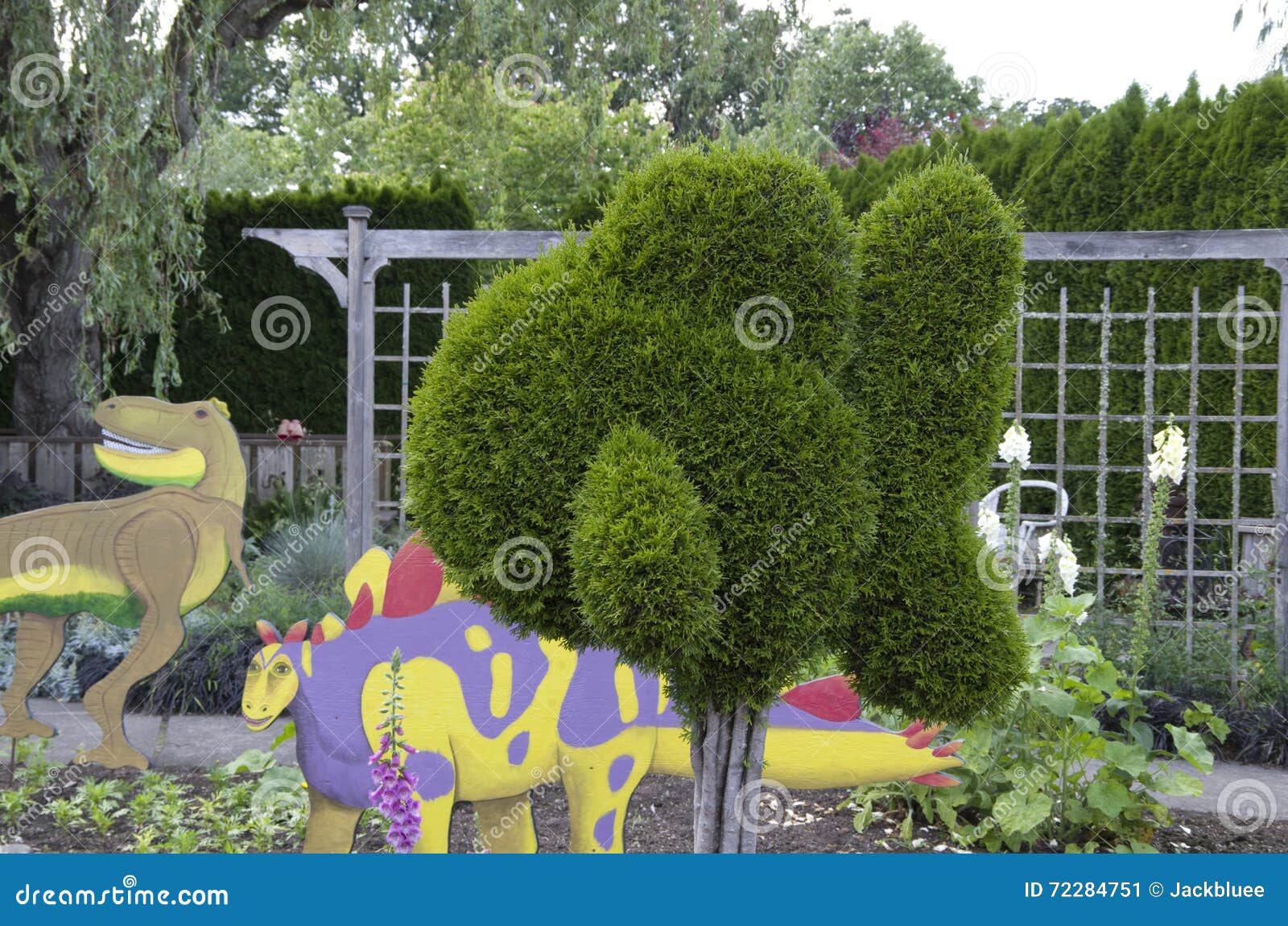 Children S Garden In Oregon Garden Editorial Photo Image Of Fish